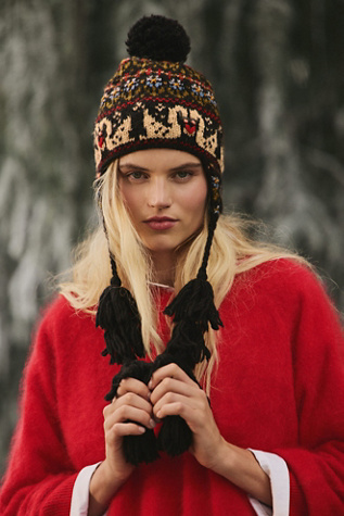 Swan Earflap Trapper Hat