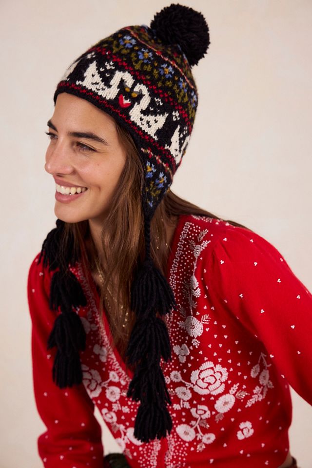 Swan Earflap Trapper Hat #3