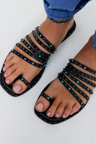 Santa Fe Sandals by Free People in Black, Size: US 8