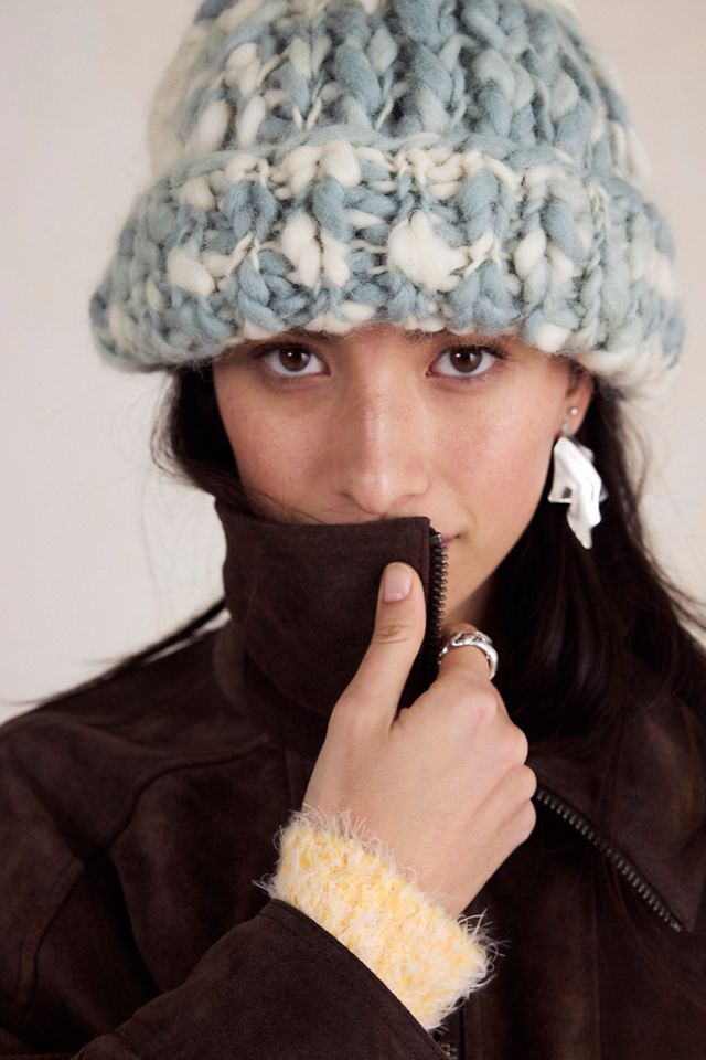 Chapeau de pêcheur en tricot épais #2