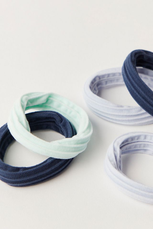 Kitsch Recycled Fabric Seamless Hair Tie 8-Pack #1