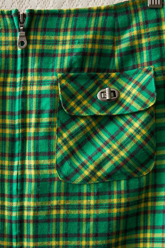 FP MART: Vintage: The Originals Plaid Zip-Front Mini Skirt #2