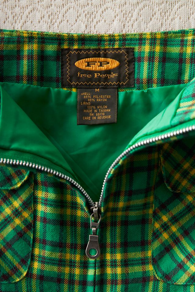 FP MART: Vintage: The Originals Plaid Zip-Front Mini Skirt #3