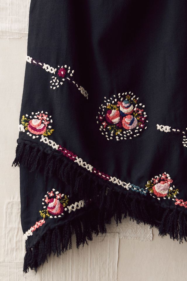 FP MART: Vintage: The Originals Embroidered Wool Maxi Skirt #2