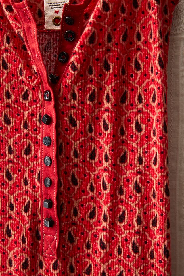 FP MART: Vintage: The Originals Paisley Banded Bottom Tank Top #2