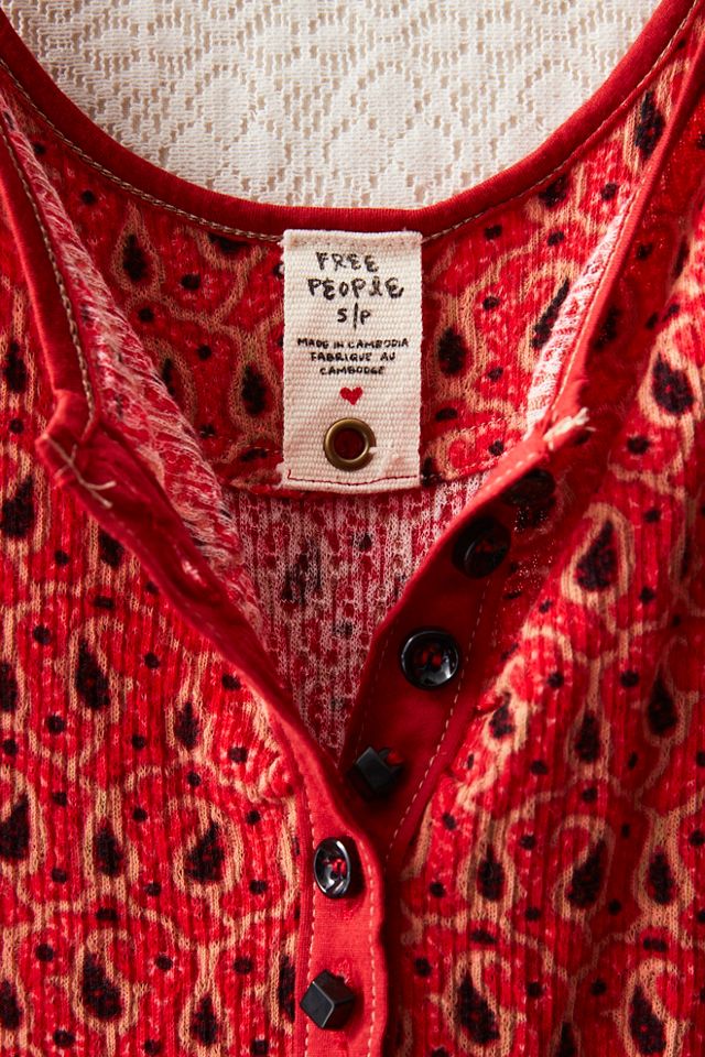 FP MART: Vintage: The Originals Paisley Banded Bottom Tank Top #3