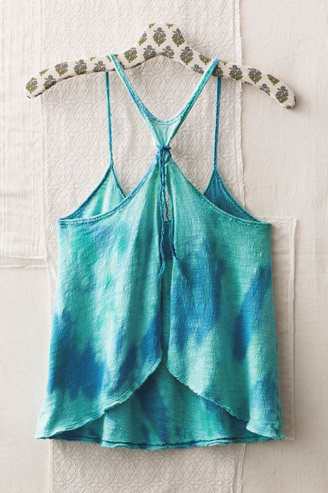 FP MART: Vintage: The Originals Cropped Tie Dyed Grommet Tank #1