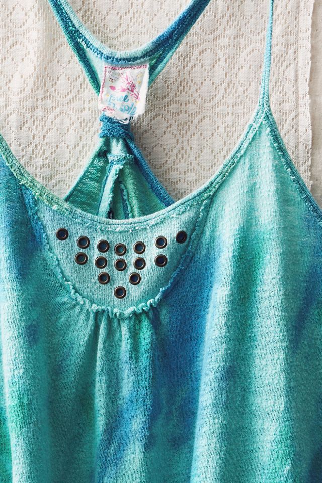 FP MART: Vintage: The Originals Cropped Tie Dyed Grommet Tank #2