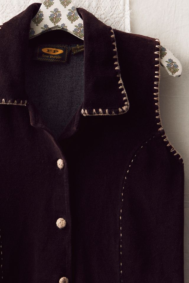FP MART: Vintage: The Originals Velvet Whipstitch Vest #2