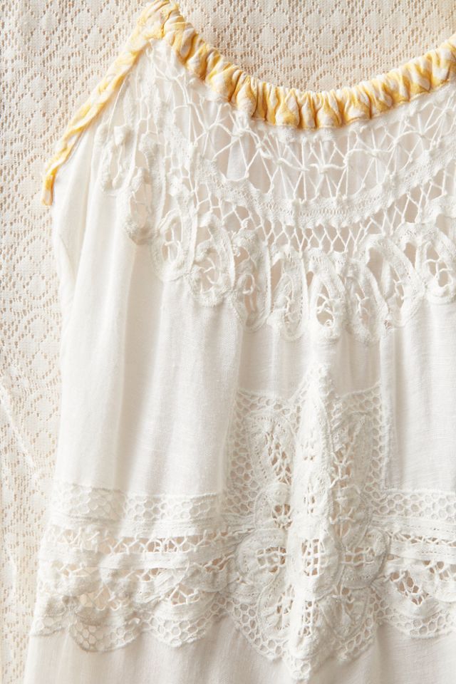 FP MART: Vintage: The Originals Linen Lace Mini Dress #2
