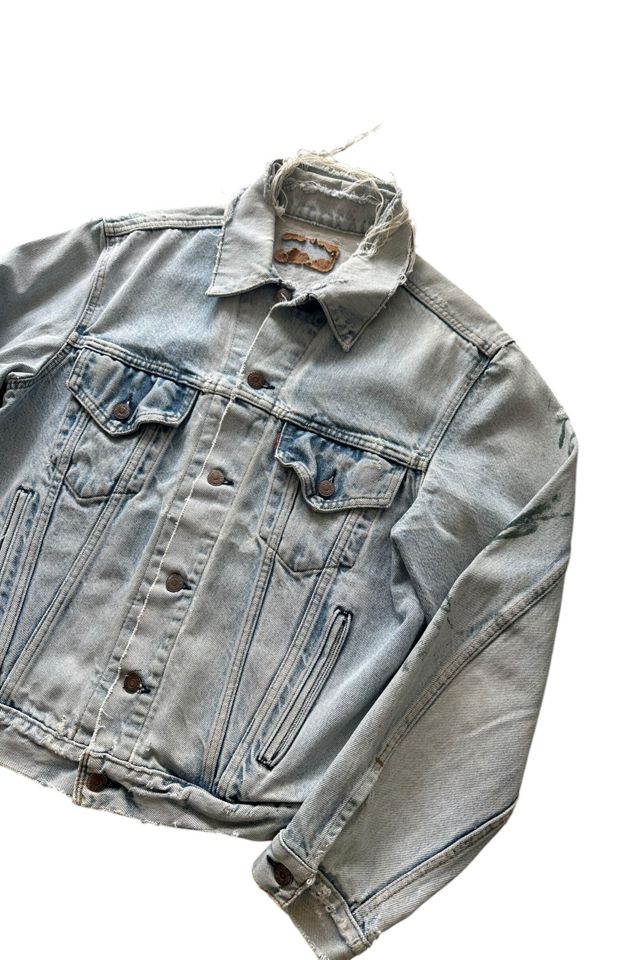 Vintage 1980s Distressed Levis Denim Jacket Selected By
