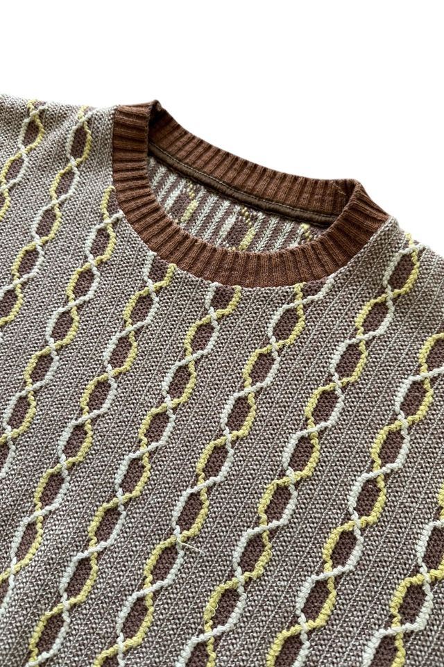 Vintage 1940s Cable Knit Cotton Shirt Selected By Vintage Warrior #1