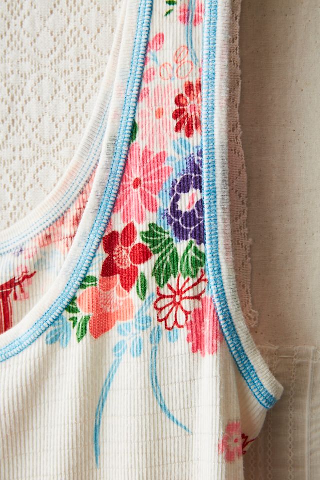 FP MART: Vintage: The Originals Ribbed Floral Tank #2