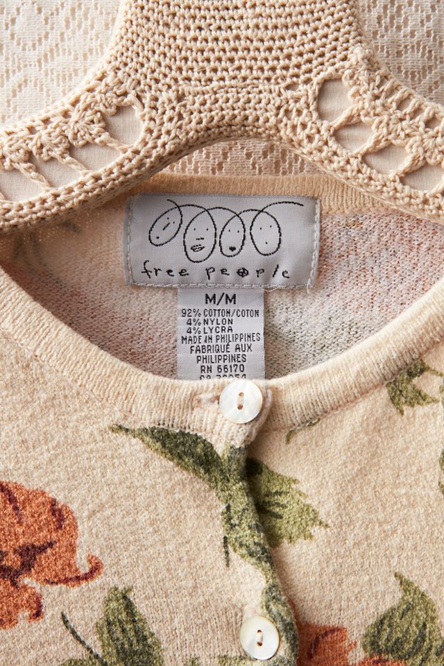 FP MART: Vintage: The Originals Cropped Floral Cardigan #3