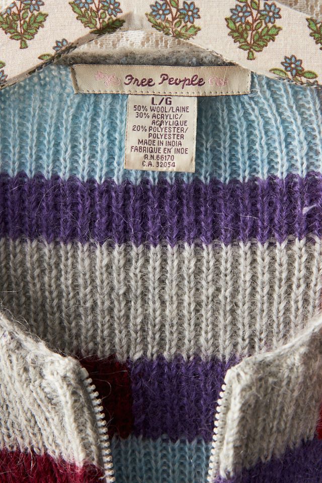 FP MART: Vintage: Le Cardigan Zippé Original Rayé #3