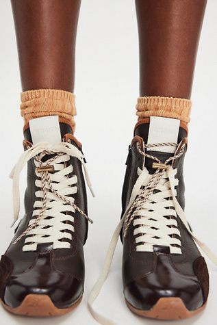 Rocky Boxing Boot Sneakers by Bronx at Free People in Brown, Size: EU 39