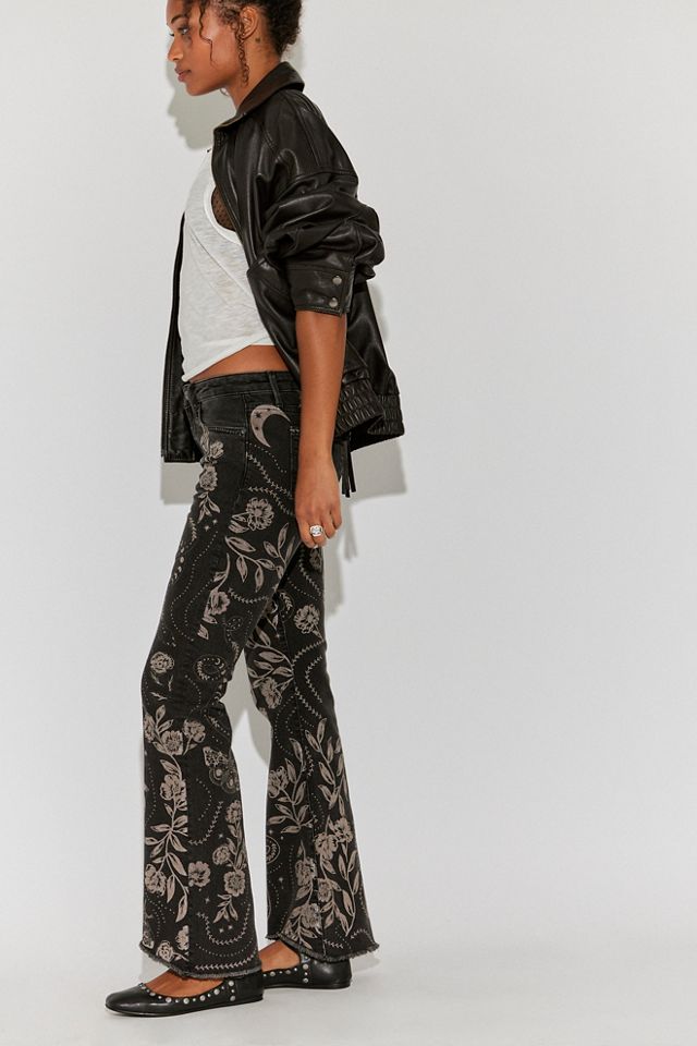 Driftwood Eva Printed Flare Jeans #2