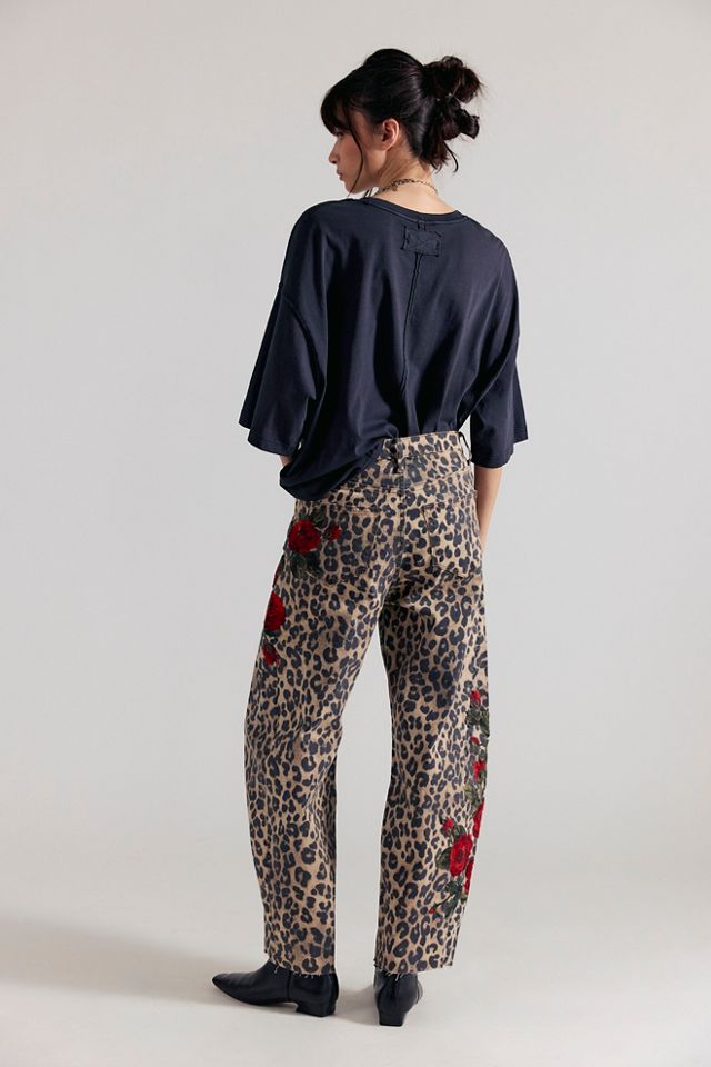 Driftwood Parker Printed Barrel Jeans #1