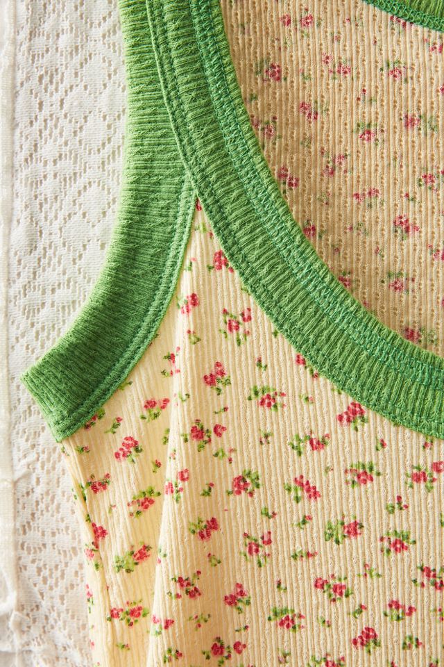 FP MART: Vintage: The Originals Ditsy Floral Ribbed Tank #2