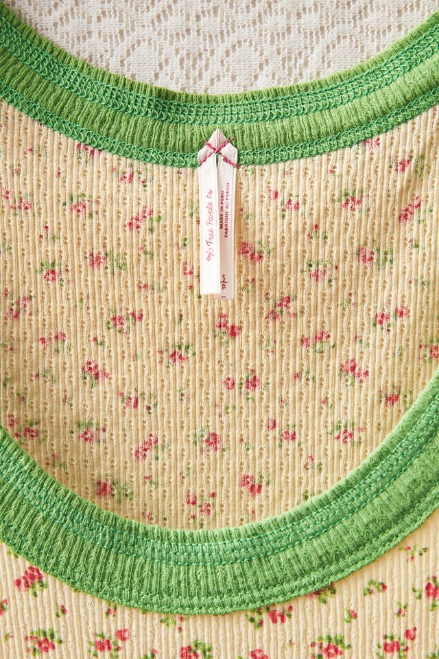 FP MART: Vintage: The Originals Ditsy Floral Ribbed Tank #3