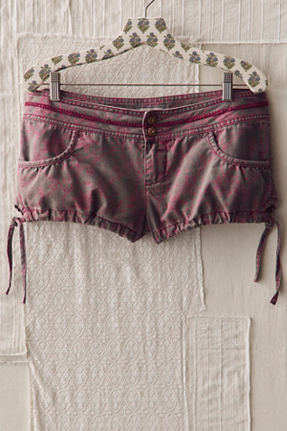 FP MART: Vintage: The Originals Low-Rise Printed Mini Shorts