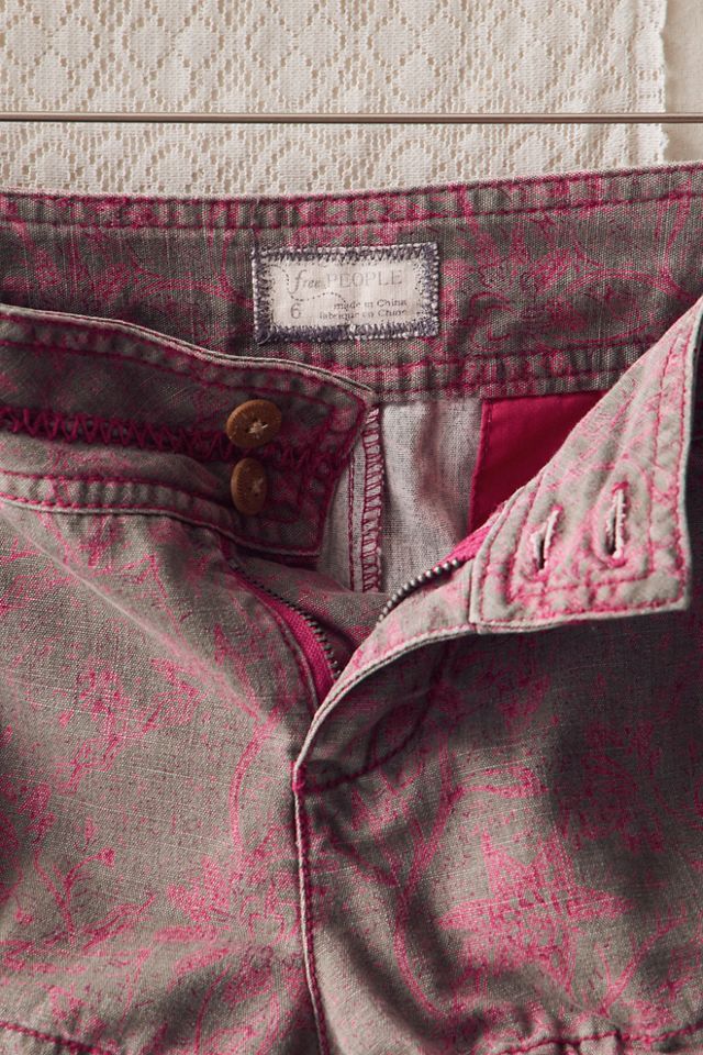 FP MART: Vintage: The Originals Low-Rise Printed Mini Shorts #3