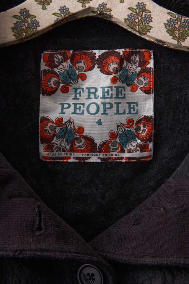 FP MART: Vintage: The Originals Knit Blazer With Jacquard Trim #3