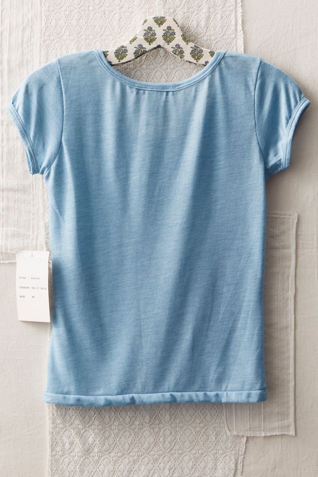 FP MART: Vintage: The Originals Embroidered Cap Sleeve Top #1