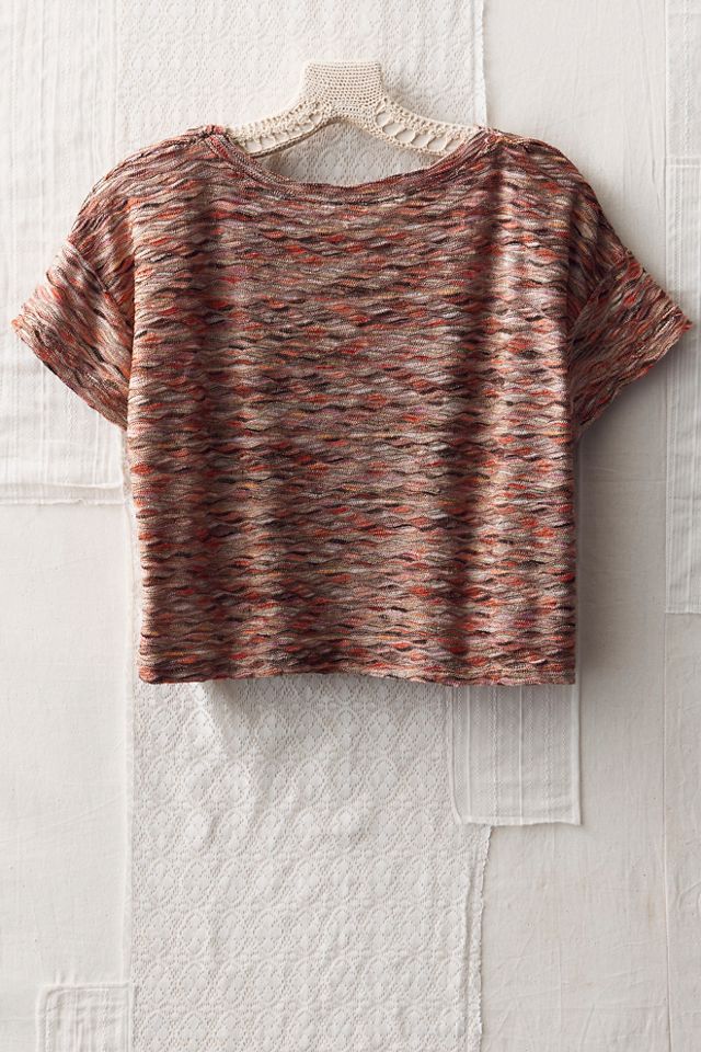 FP MART: Vintage: The Originals Space-Dyed Cropped Knit Top #1