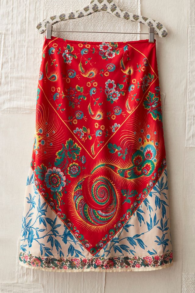 FP MART: Vintage: The Originals Paisley Print Midi Skirt #1