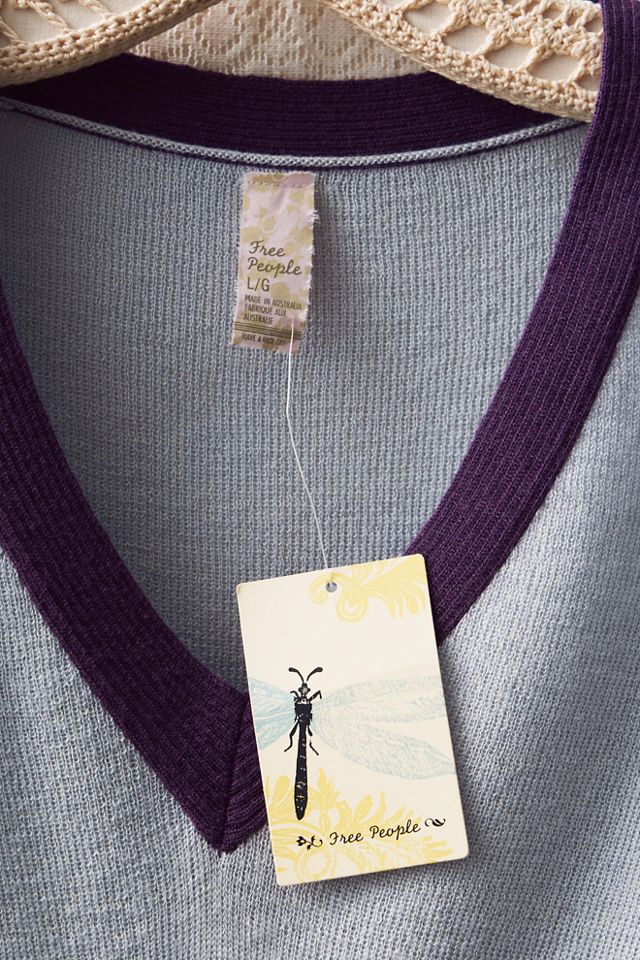 FP MART: Vintage: The Originals Colorblock V-Neck Sweater #3