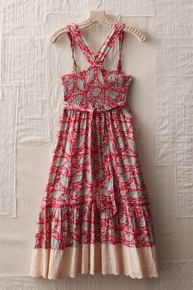 FP MART: Vintage: The Originals Robe Midi à Fleurs Robe à Col Halter #1