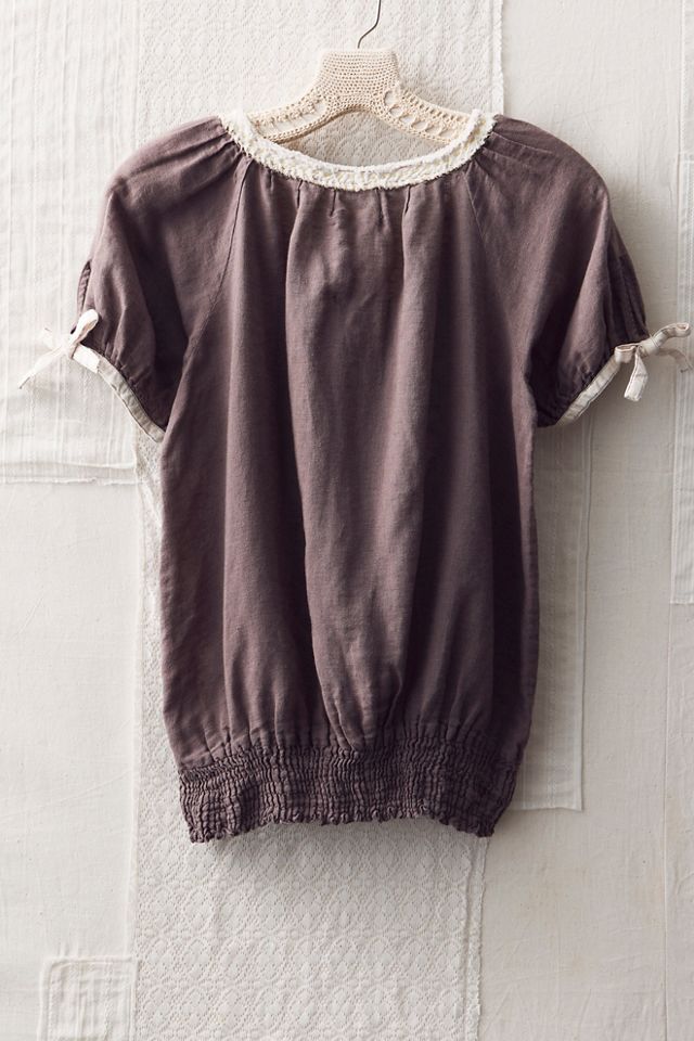 FP MART: Vintage: The Originals Banded Bottom Short Sleeve Top #1