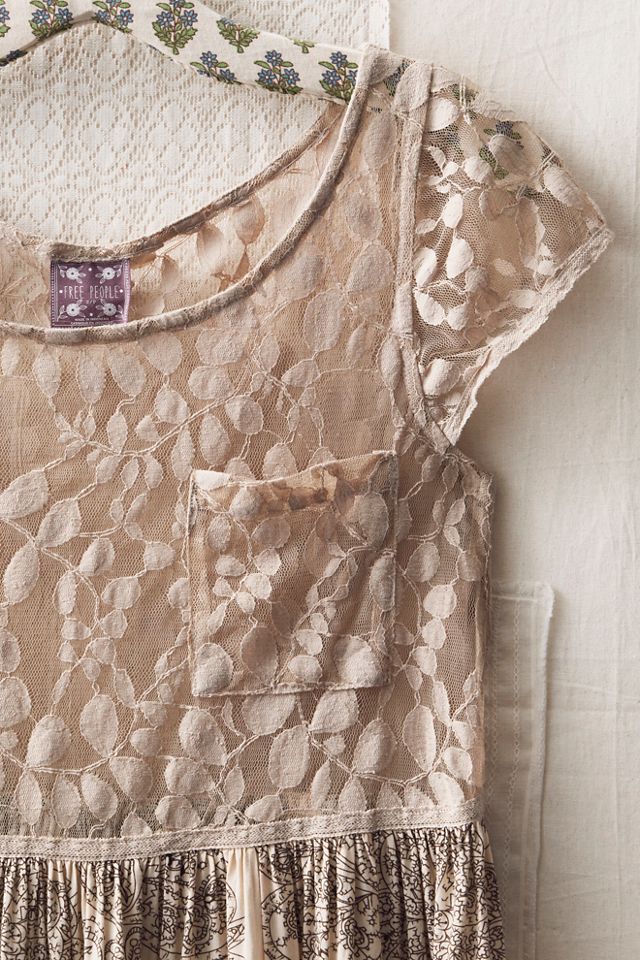 FP MART: Vintage: The Originals Lace And Cotton Printed Tee #2