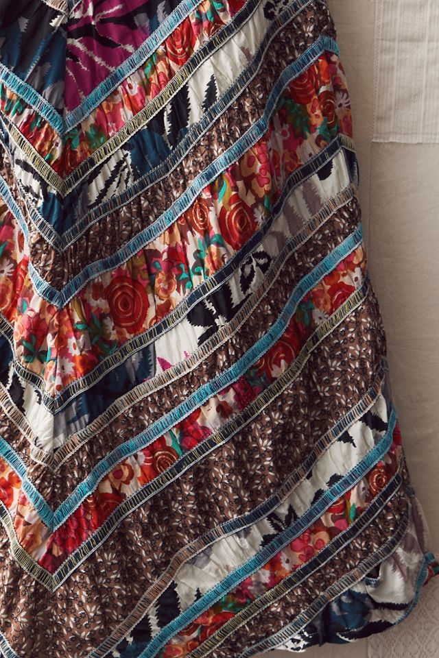 FP MART: Vintage: The Originals Mixed Media High-Waisted Maxi Skirt #2