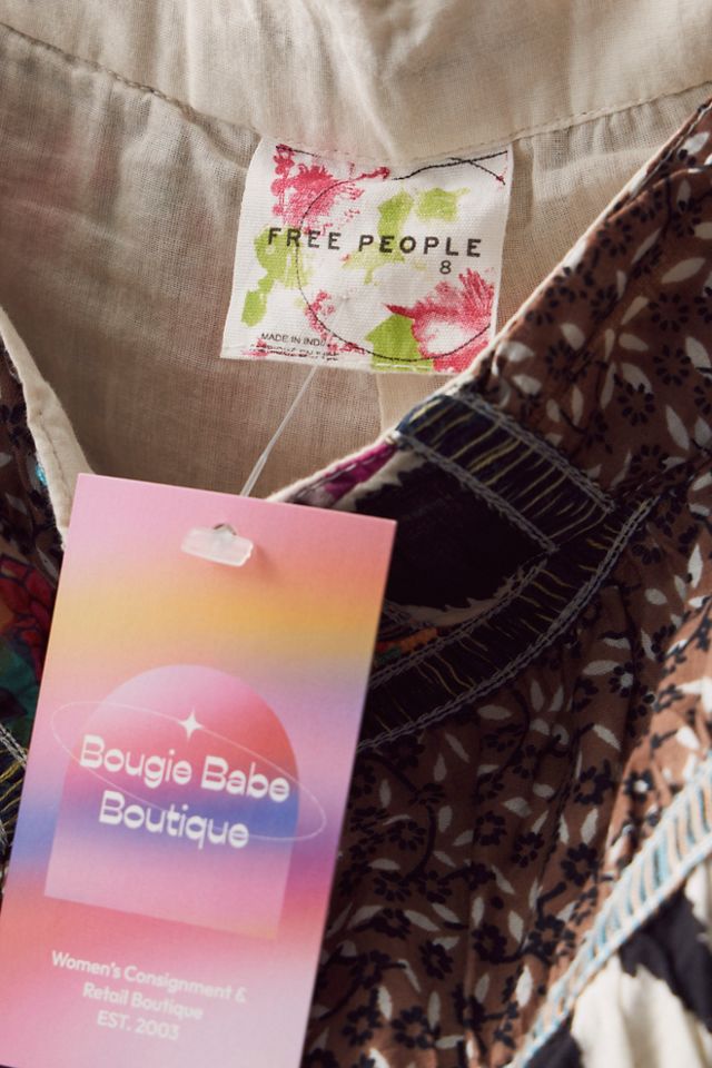 FP MART: Vintage: The Originals Mixed Media High-Waisted Maxi Skirt #3