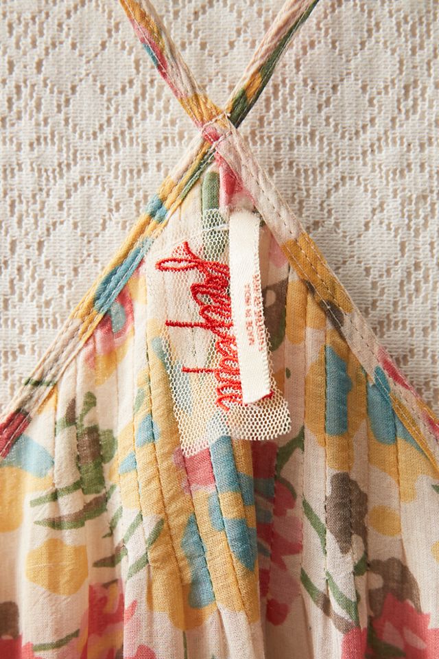 FP MART: Vintage: The Originals Watercolor Printed Hook-And-Eye Mini Dress #3