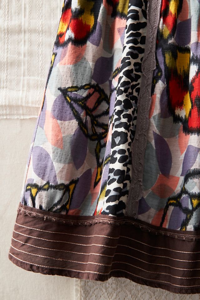 FP MART: Vintage: The Originals Watercolor Printed Mini Skirt #2