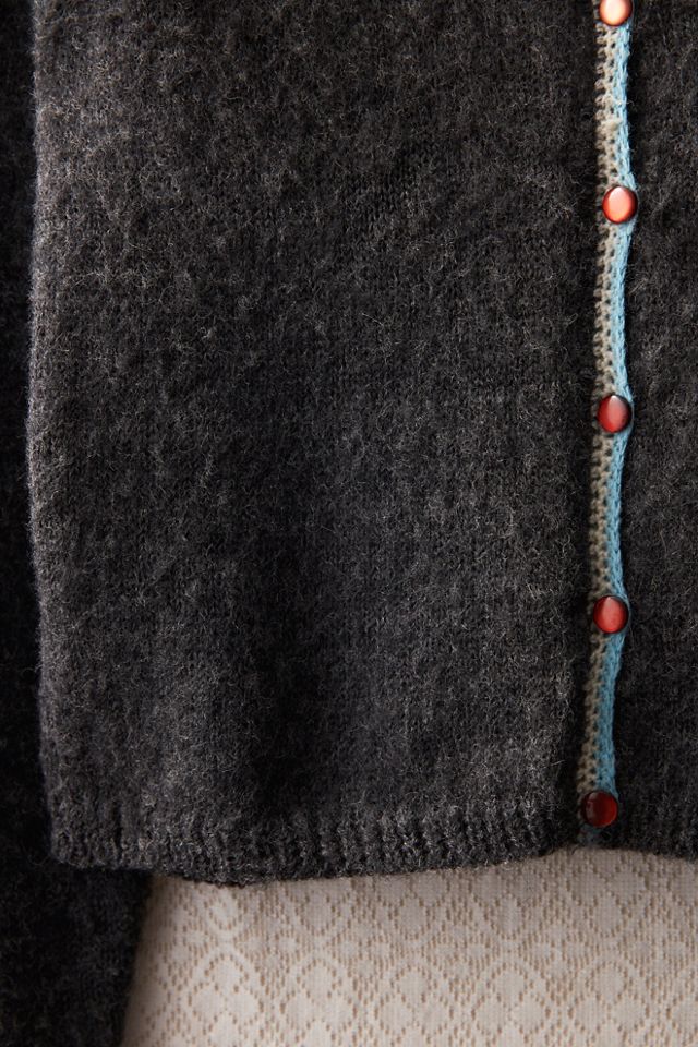 FP MART: Vintage: The Originals Chain Stitch-Trimmed Wool Cardigan #2