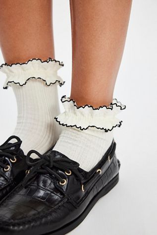 Posh Picnic Ruffle Socks