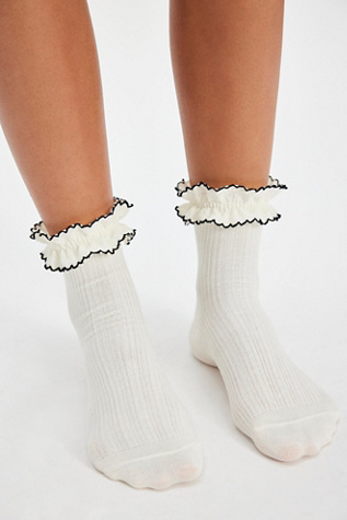 Sheer Frilly Socks
