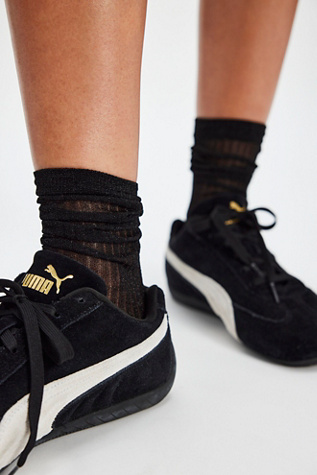 Beam Ribbed Lurex Socks