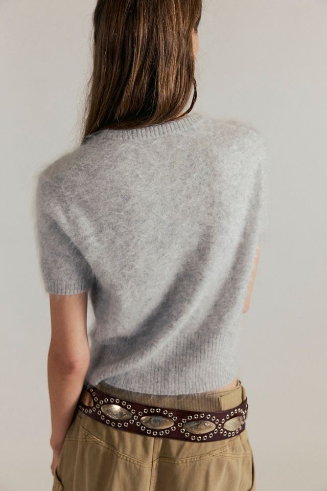 Belle Brushed Cashmere Tee #1