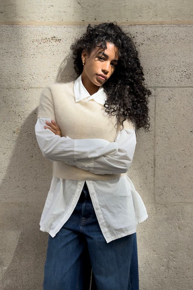 Belle Brushed Cashmere Tee #7