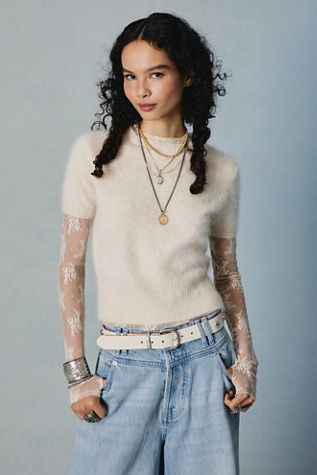 Belle Brushed Cashmere Tee