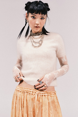 Belle Brushed Cashmere Tee