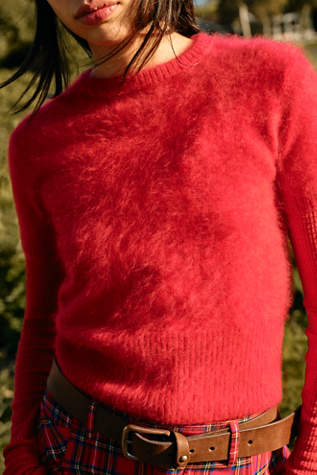 T-shirt Belle en cachemire brossé