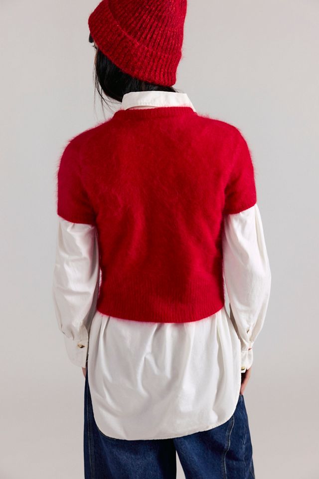 Belle Brushed Cashmere Tee #2