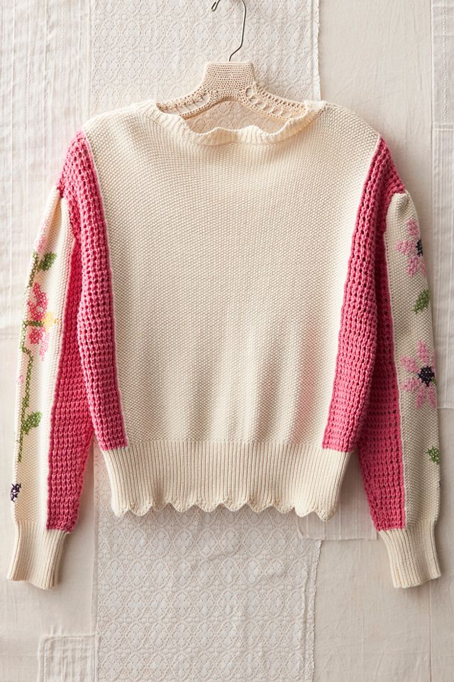 FP MART: Vintage: The Originals Cross Stitched Cardigan #1