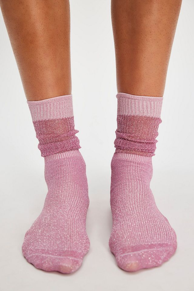 Glitter Shimmery Lights Socks #1